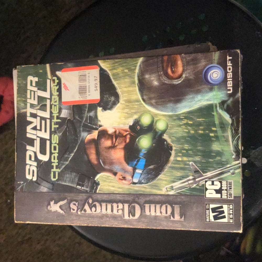 PC Game Splinter Cell Chaos Theory, Tom Clancy's PC DVD-ROM NEVER BEEN OPENED